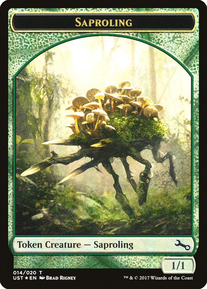 Saproling // Saproling Double-Sided Token [Unstable Tokens]-1