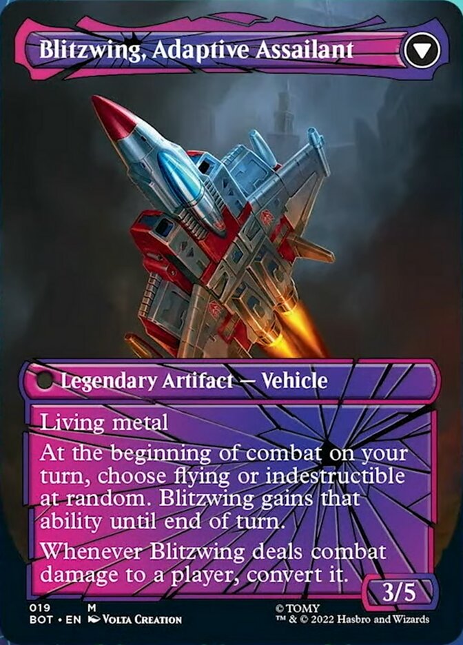 Blitzwing, Cruel Tormentor // Blitzwing, Adaptive Assailant (Shattered Glass) [Transformers]-2