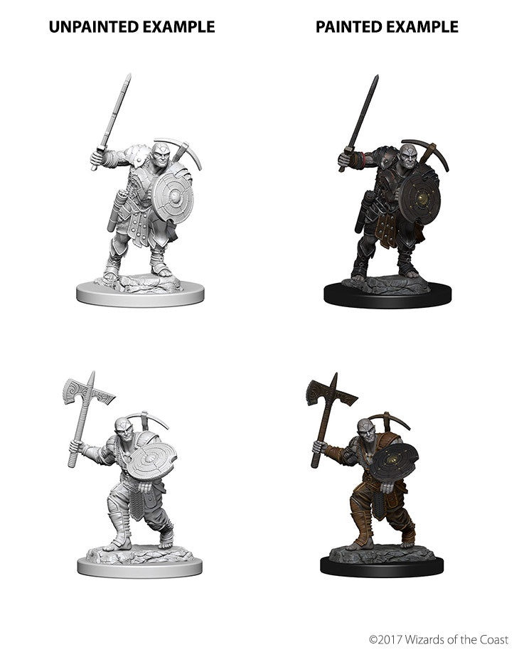 D&D Nolzurs Marvelous Unpainted Miniatures Earth Genasi Male Fighter-1