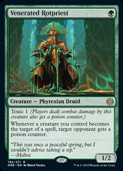 Venerated Rotpriest [Phyrexia: All Will Be One]-1