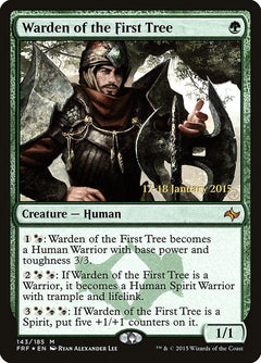 Warden of the First Tree [Fate Reforged Prerelease Promos]-1