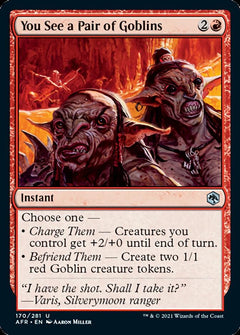 You See a Pair of Goblins [Dungeons & Dragons: Adventures in the Forgotten Realms]-1