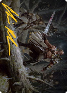 Tovolar, Dire Overlord 1 Art Card (Gold-Stamped Signature) [Innistrad: Midnight Hunt Art Series]-1