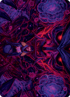 Reckoner Shakedown Art Card [Kamigawa: Neon Dynasty Art Series]-1