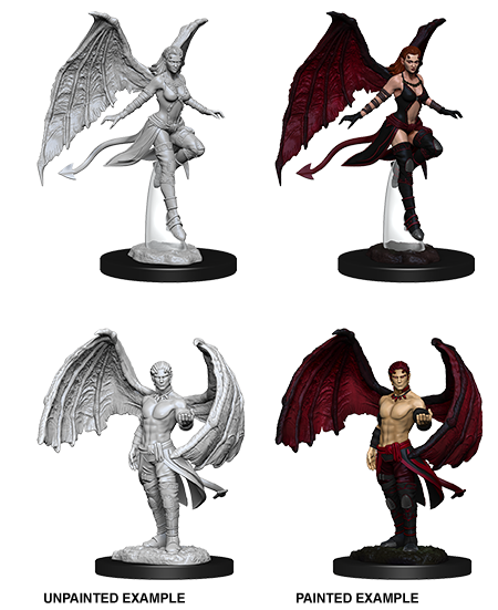 D&D Nolzurs Marvelous Unpainted Miniatures Succubus & Incubus