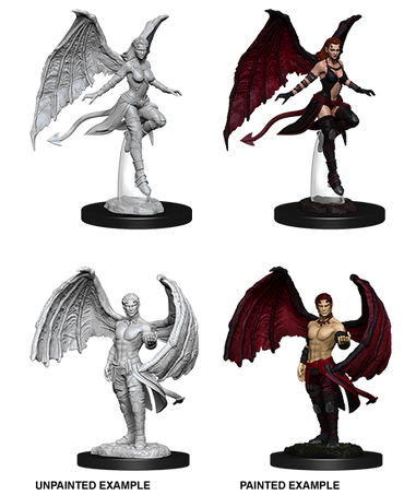 D&D Nolzurs Marvelous Unpainted Miniatures Succubus & Incubus