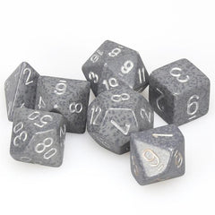 Chessex Dice Sets: Hi Tech Speckled Polyhedral 7-Die Set-1