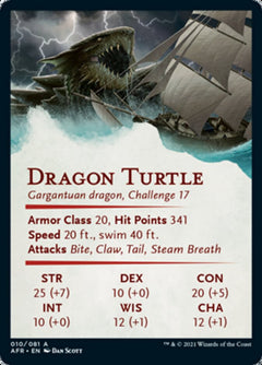 Dragon Turtle Art Card [Dungeons & Dragons: Adventures in the Forgotten Realms Art Series]-2