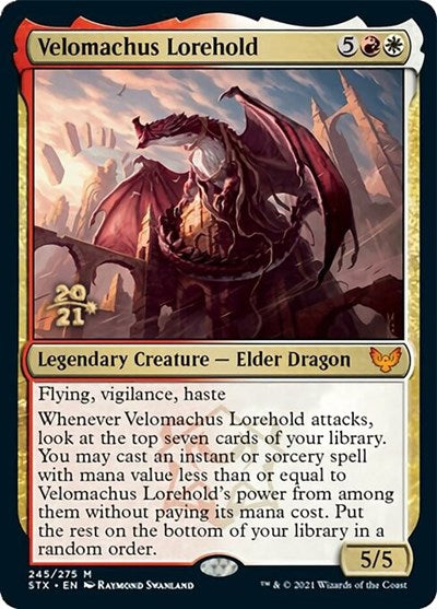 Velomachus Lorehold [Strixhaven: School of Mages Prerelease Promos]-1