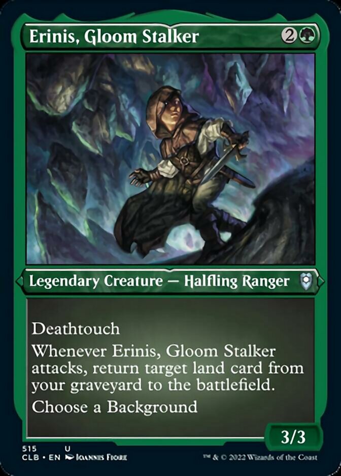 Erinis, Gloom Stalker (Foil Etched) [Commander Legends: Battle for Baldur's Gate]-1