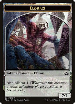 Eldrazi Spawn (002) // Eldrazi Double-Sided Token [Planechase Anthology Tokens]-2