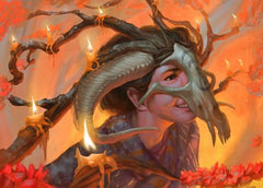 Hedgewitch's Mask Art Card [Innistrad: Midnight Hunt Art Series]-1