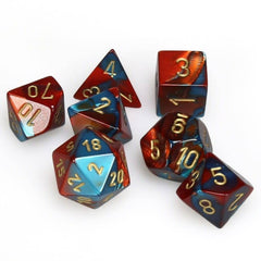 CHX 26462 Gemini Red Teal/Gold 7-Die Set-2