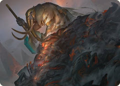 Against All Odds Art Card [Phyrexia: All Will Be One Art Series]-1