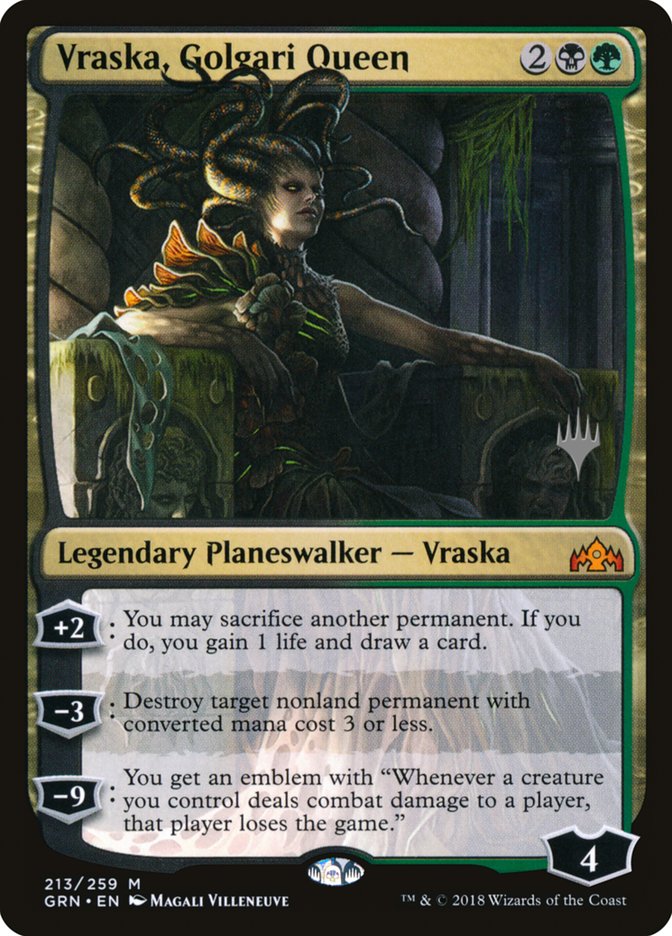 Vraska, Golgari Queen (Promo Pack) [Guilds of Ravnica Promos]-1