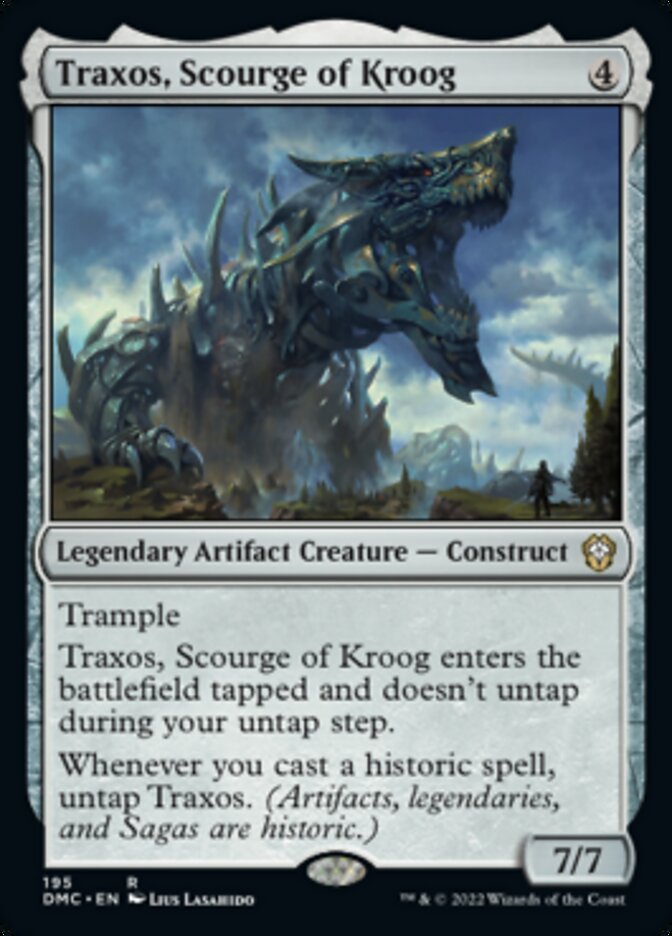 Traxos, Scourge of Kroog [Dominaria United Commander]-1
