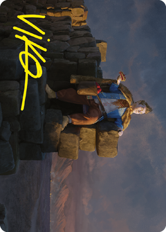 Pippin, Warden of Isengard Art Card (Gold-Stamped Signature) [The Lord of the Rings: Tales of Middle-earth Art Series]-1