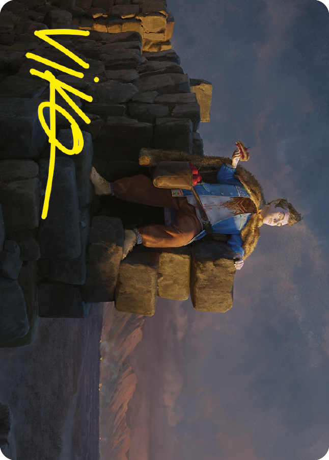 Pippin, Warden of Isengard Art Card (Gold-Stamped Signature) [The Lord of the Rings: Tales of Middle-earth Art Series]-1