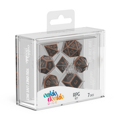 Oakie Doakie Dice RPG Set Metal Dice - Steampunk (7)-1