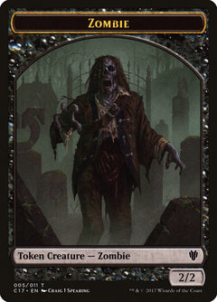 Vampire // Zombie Double-Sided Token [Commander 2017 Tokens]-2