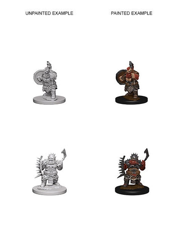 Pathfinder Deep Cuts Unpainted Miniatures Dwarf Male Barbarian