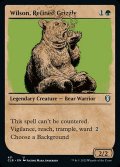 Wilson, Refined Grizzly (Showcase) [Commander Legends: Battle for Baldur's Gate]-1