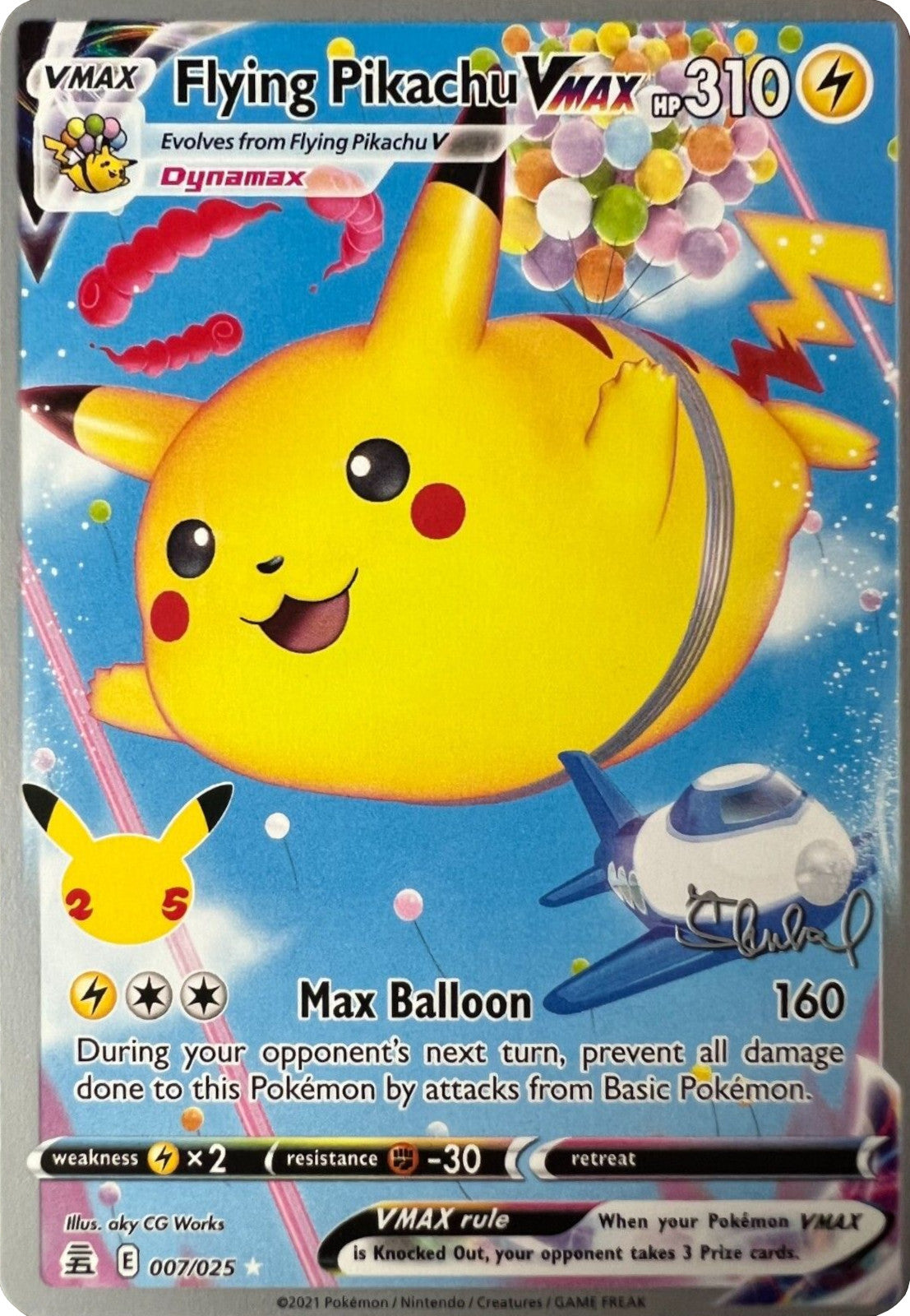 Flying Pikachu VMAX (007/025) (ADP - Ondrej Skubal) [World Championships 2022]-1