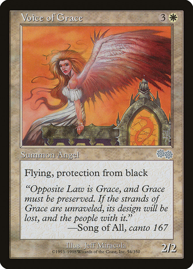 Voice of Grace [Urza's Saga]-1