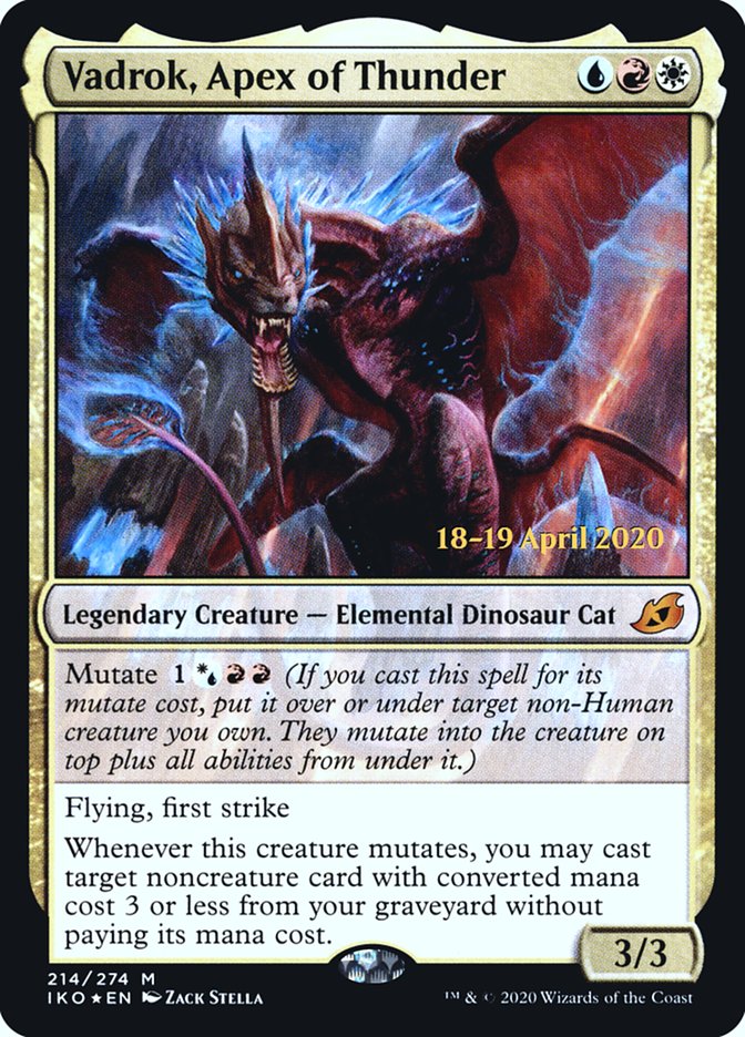 Vadrok, Apex of Thunder [Ikoria: Lair of Behemoths Prerelease Promos]-1