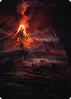 Valley of Gorgoroth Art Card [The Lord of the Rings: Tales of Middle-earth Art Series]-1
