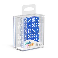 Oakie Doakie Dice D6 12 mm Speckled - Blue (36)-1