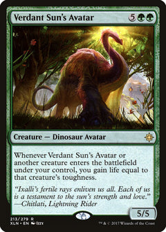 Verdant Sun's Avatar (Promo Pack) [Ixalan Promos]-1