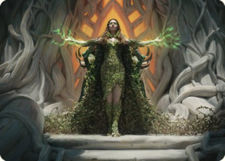 Titania, Voice of Gaea Art Card [The Brothers' War Art Series]-1