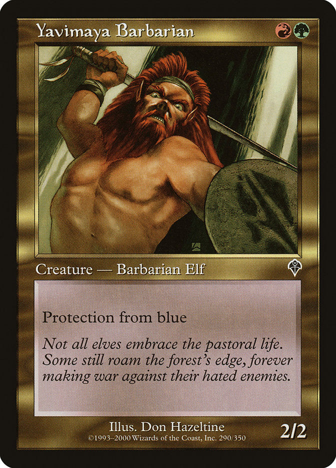 Yavimaya Barbarian [Invasion]-1
