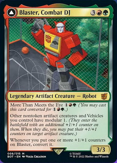Blaster, Combat DJ // Blaster, Morale Booster [Transformers]-1