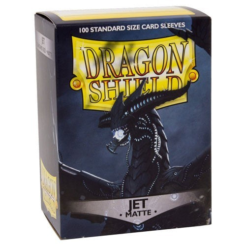 Sleeves - Dragon Shield - Box 100 - Jet MATTE-1