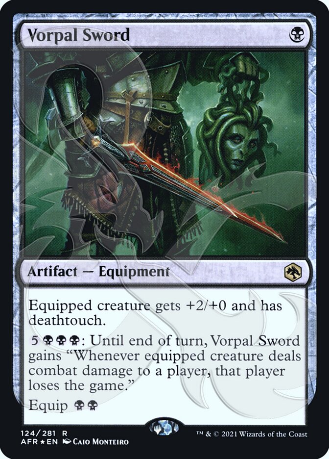 Vorpal Sword (Ampersand Promo) [Dungeons & Dragons: Adventures in the Forgotten Realms Promos]-1