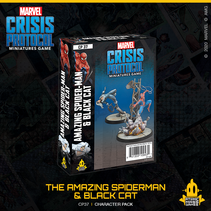 Marvel Crisis Protocol Miniatures Game Amazing Spider-Man & Black Cat-1