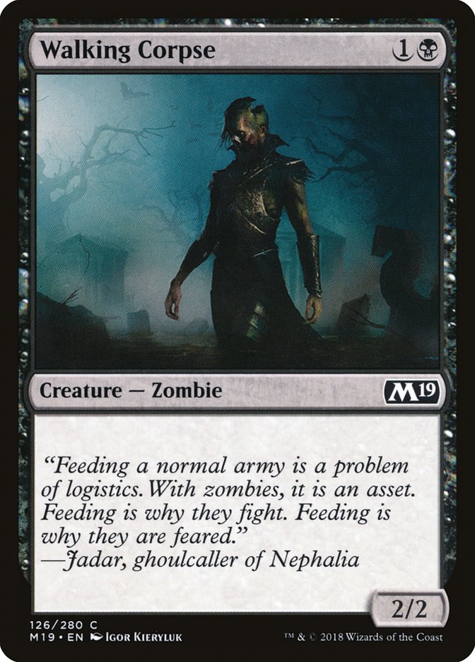 Walking Corpse [Core Set 2019]-1