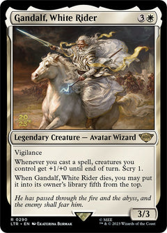 Gandalf, White Rider [The Lord of the Rings: Tales of Middle-Earth Prerelease Promos]-1