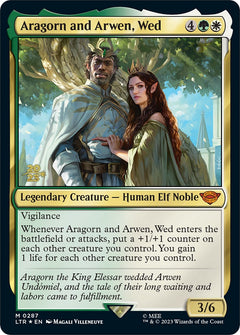 Aragorn and Arwen, Wed [The Lord of the Rings: Tales of Middle-Earth Prerelease Promos]-1