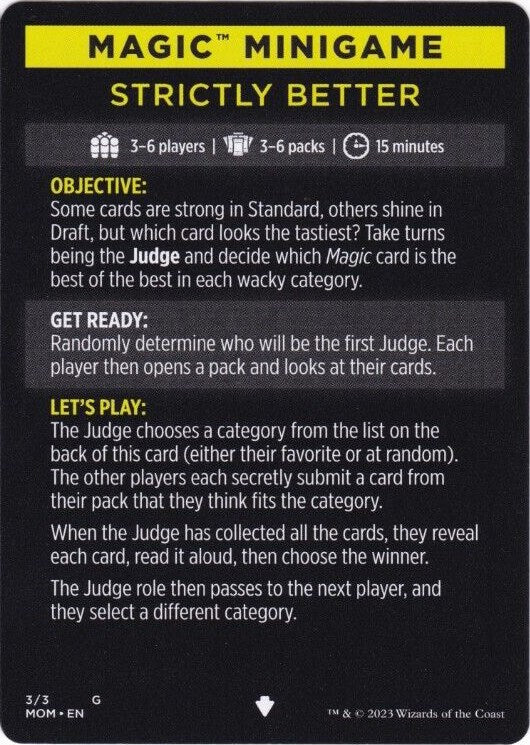 Strictly Better (Magic Minigame) [March of the Machine Minigame]-1