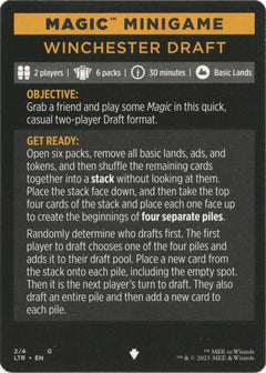 Winchester Draft (Magic Minigame) [The Lord of the Rings: Tales of Middle-Earth Minigame]-1