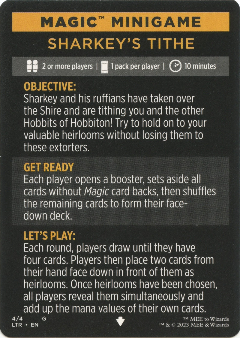 Sharkey's Tithe (Magic Minigame) [The Lord of the Rings: Tales of Middle-Earth Minigame]-1