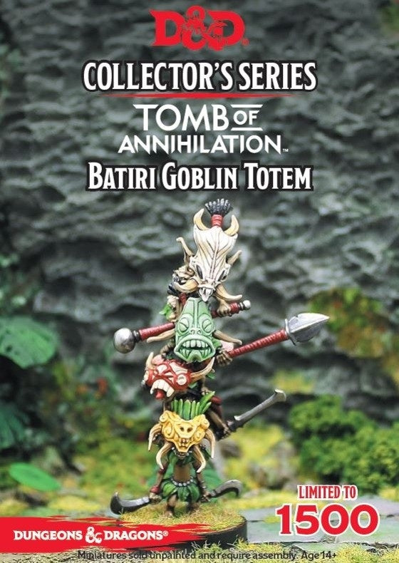 D&D Collectors Series Miniatures Tomb of Annihilation Batri Goblin Totem (4 Figs)-1