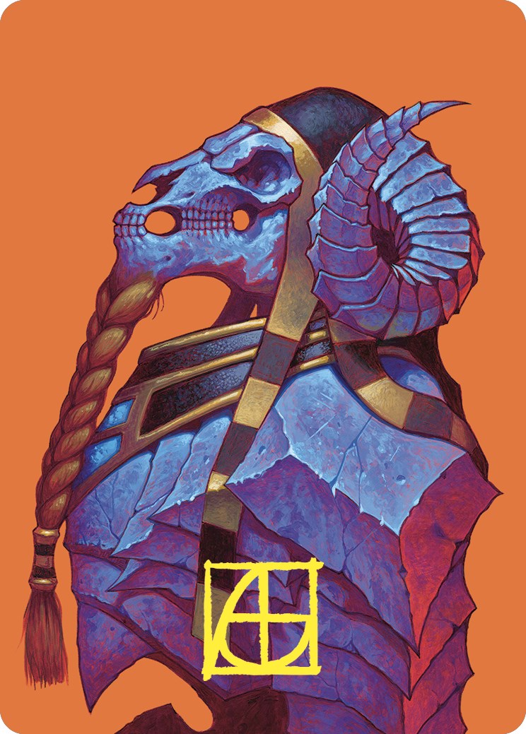 Neheb, the Eternal Art Card (Gold-Stamped Signature) [Commander Masters Art Series]-1