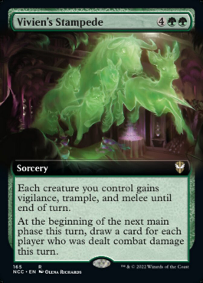Vivien's Stampede (Extended Art) [Streets of New Capenna Commander]-1