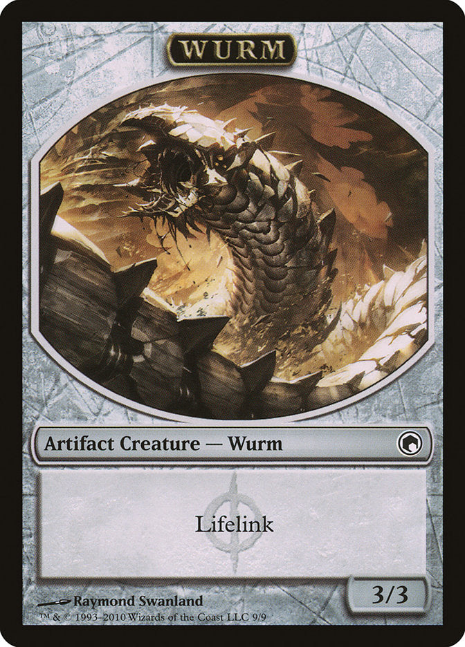 Wurm Token (9/9) [Scars of Mirrodin Tokens]-1