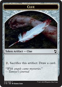 Clue // Construct (021) Double-Sided Token [Commander 2018 Tokens]-1