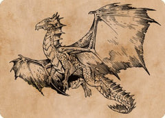 Ancient Bronze Dragon Art Card (58) [Commander Legends: Battle for Baldur's Gate Art Series]-1